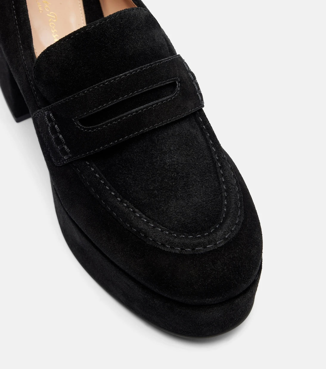 Gianvito Rossi - Jenna suede loafer pumps