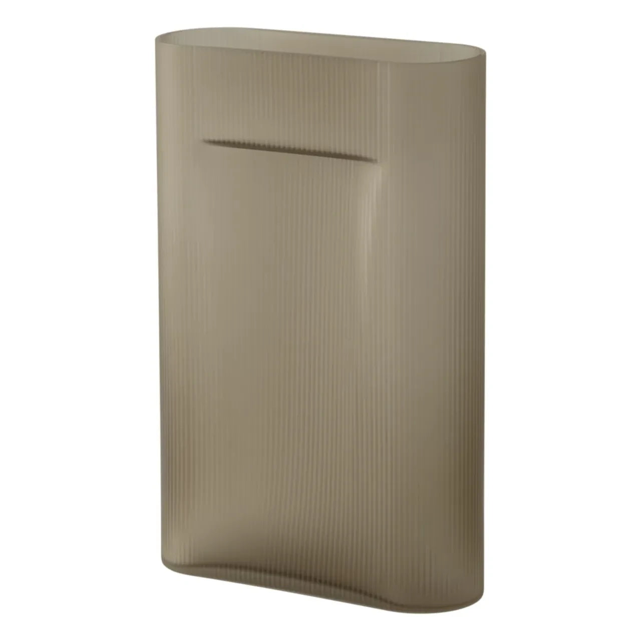 Muuto - Vase Ridge | Taupe brown