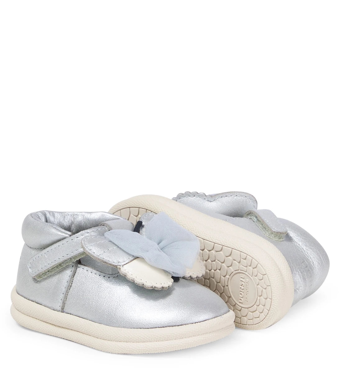 Donsje - Baby Vlindy metallic leather sneakers