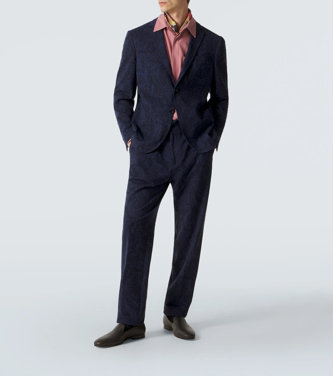 Etro - Printed jersey blazer