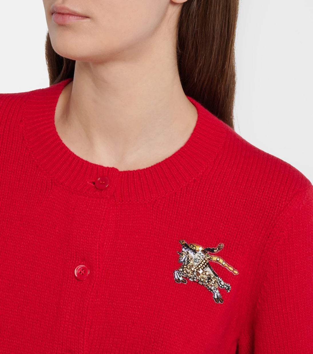 Burberry - Sienna EKD wool and cashmere cardigan