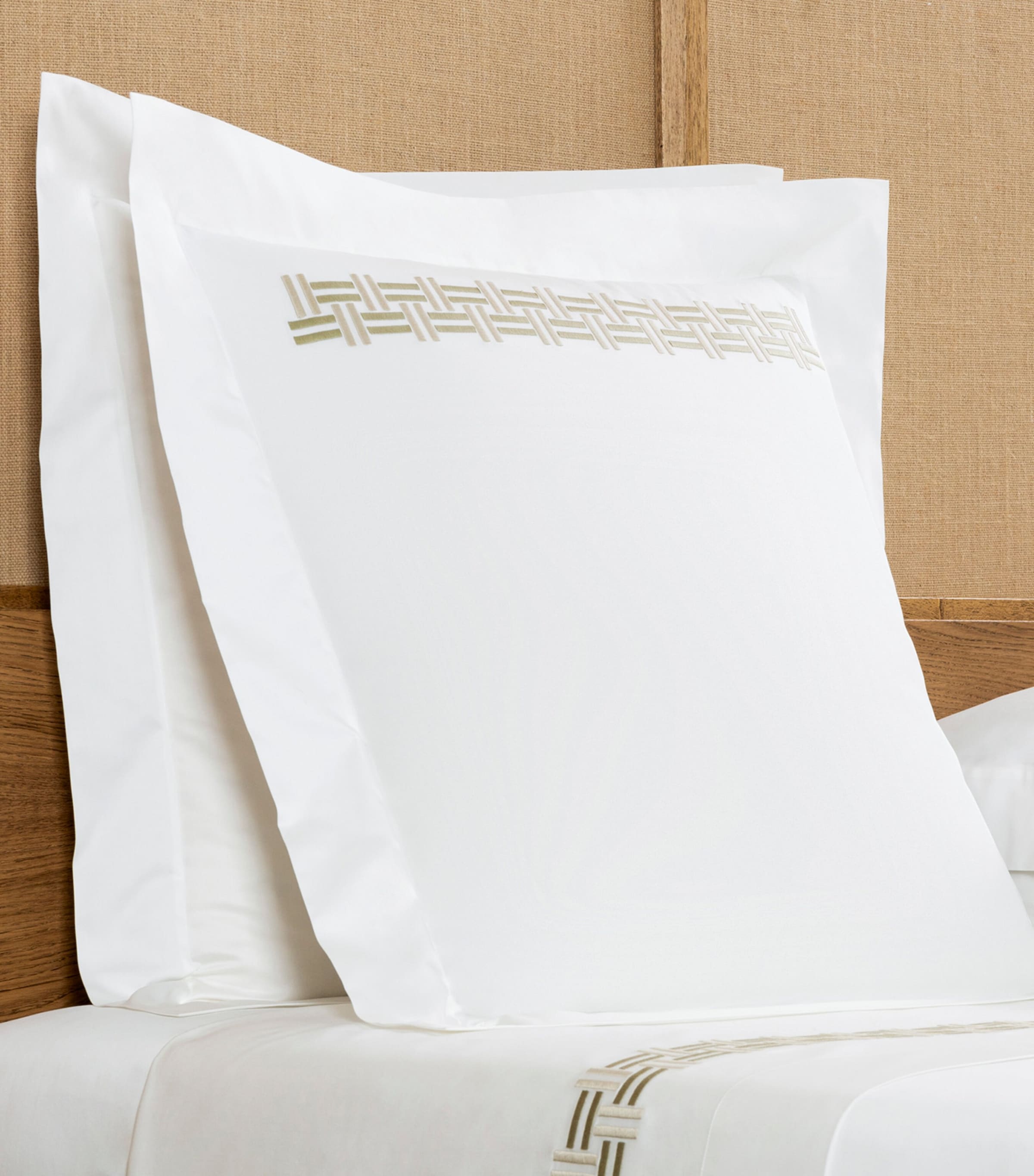 Basket Weave Oxford Euro Sham (65cm x 65cm)