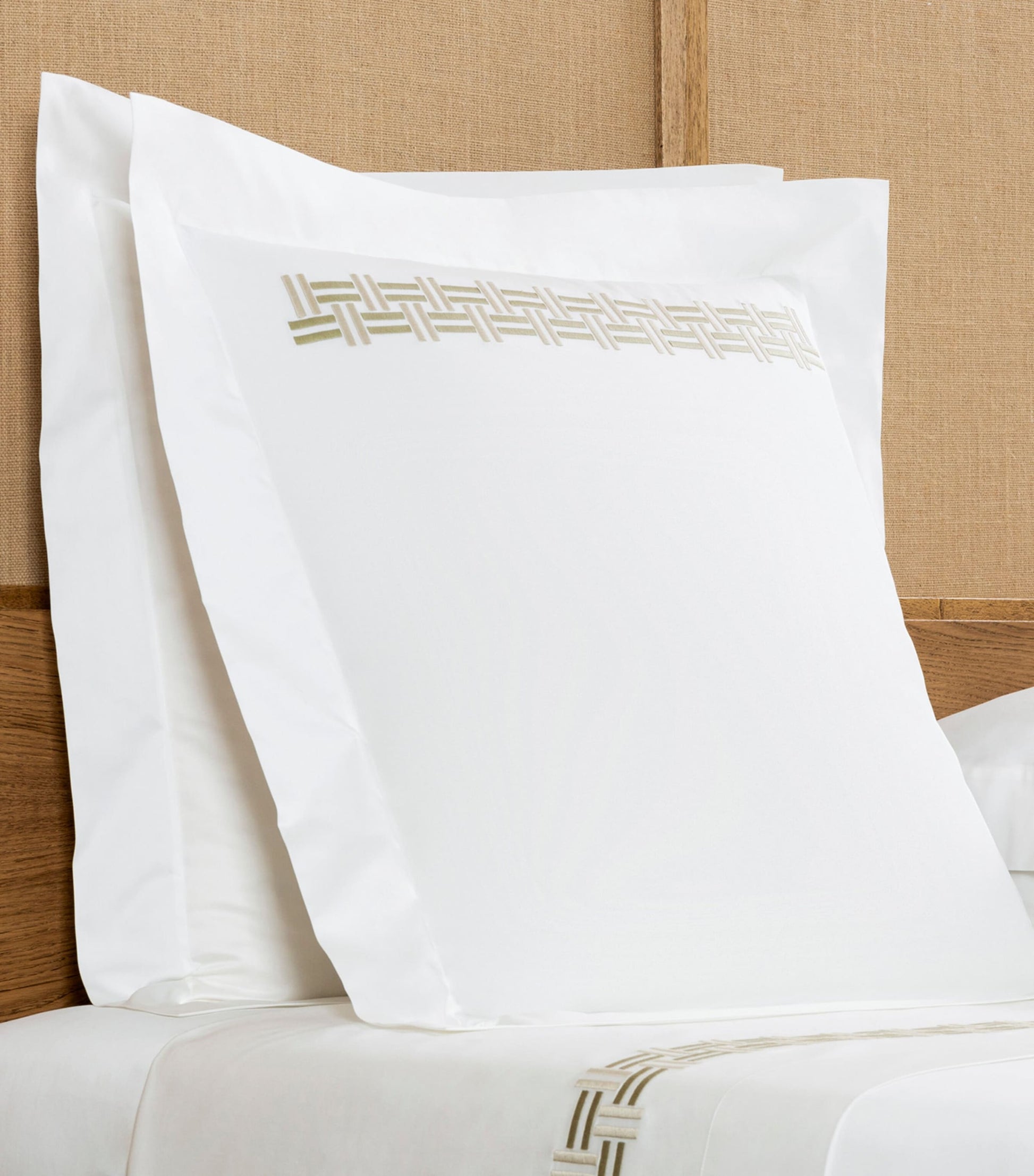 Basket Weave Oxford Euro Sham (65cm x 65cm)