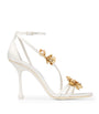 White Zea Heeled Sandals 95