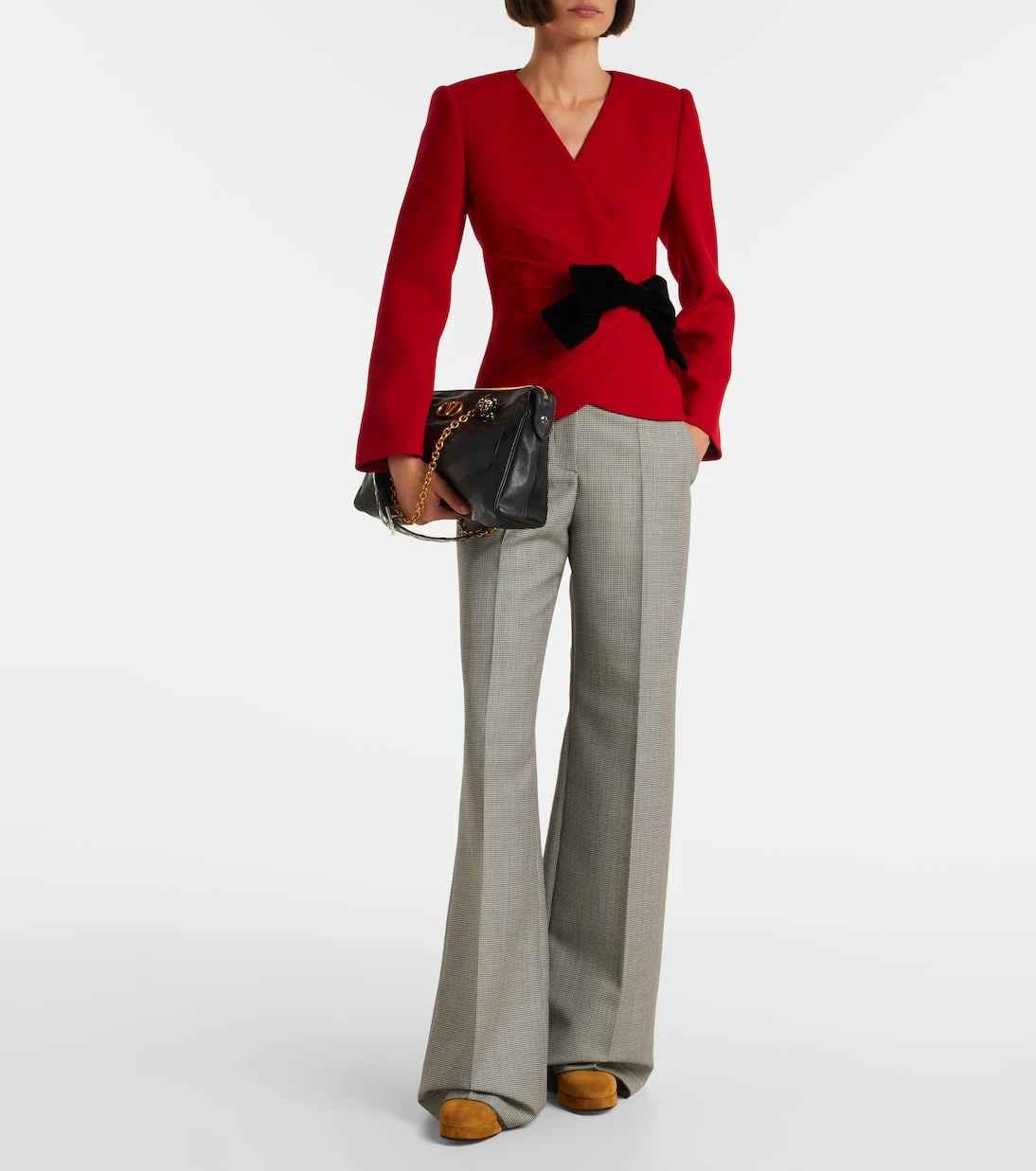 Valentino Garavani - Fawcette 90 suede platform ankle boots