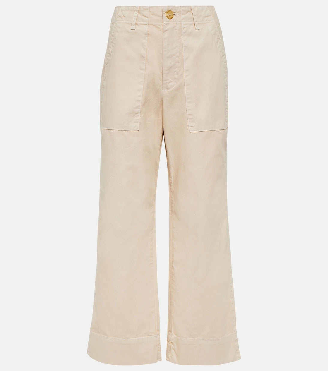 Velvet - Mya cropped cotton wide-leg pants