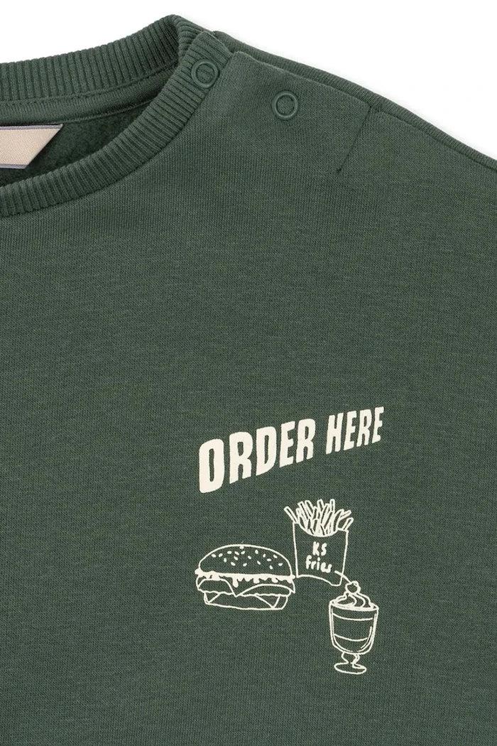 Konges Sløjd çocuk pamuklu LOU SWEAT SHIRT OCS