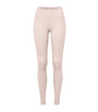 Ivory Silk-Cashmere Leggings
