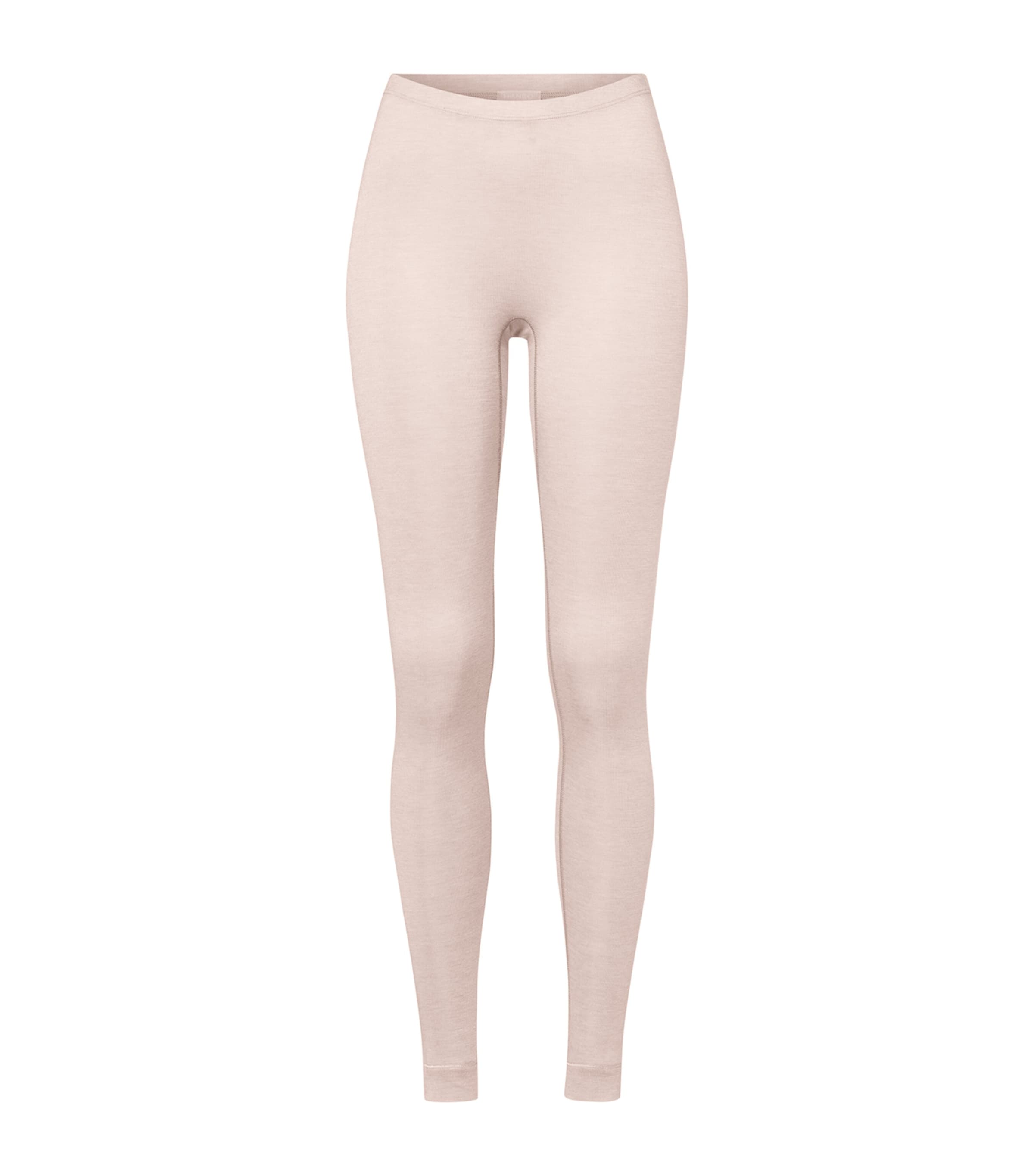 Ivory Silk-Cashmere Leggings