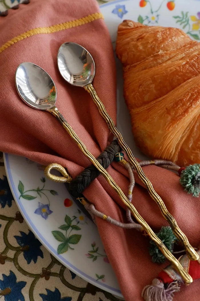 Лъжица за лате Doing Goods Wavy Latte Spoon Set (2 броя)