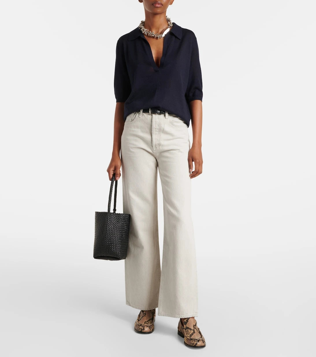 Agolde - Ren high-rise wide-leg jeans