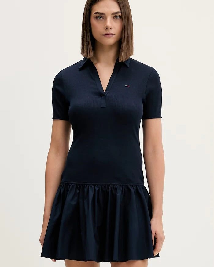 Pamuklu Tommy Jeans elbise