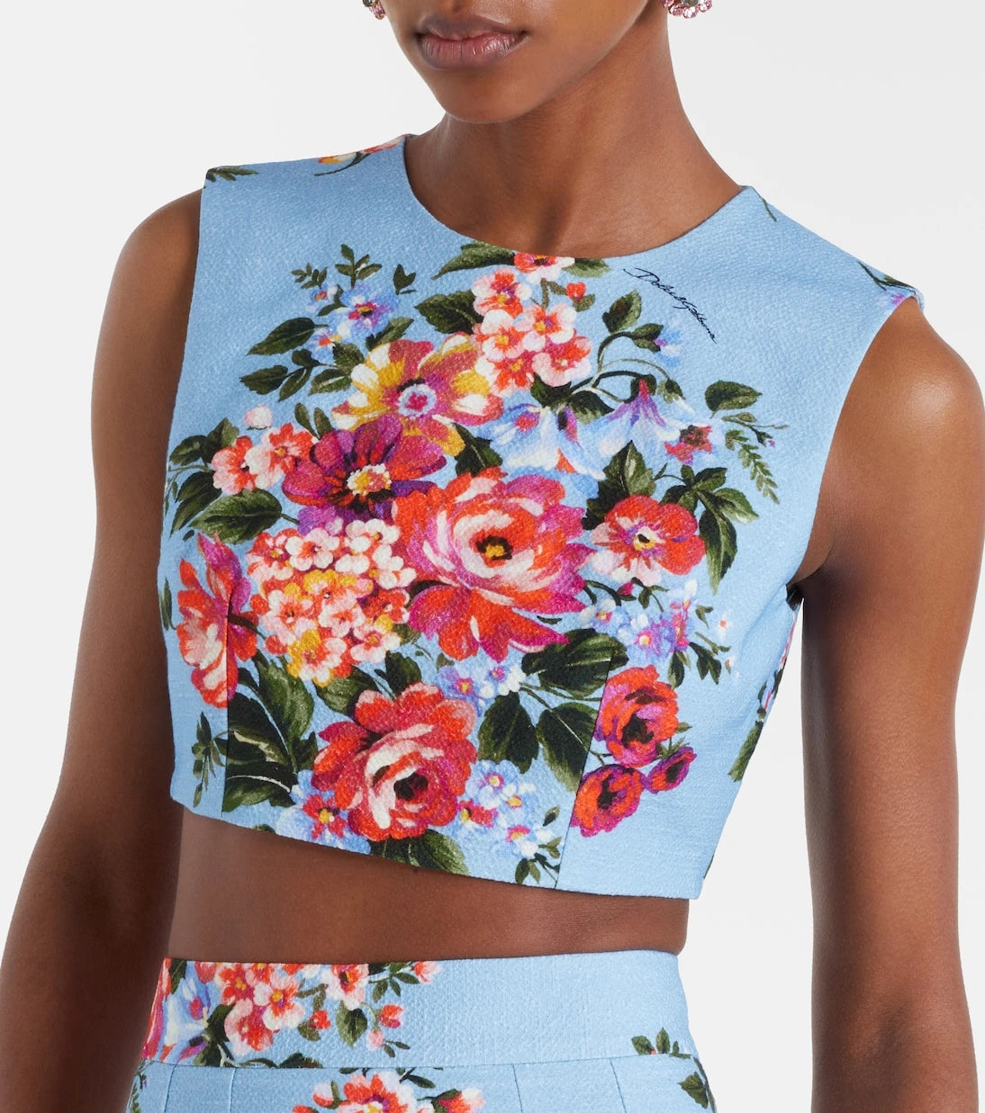 Dolce&Gabbana - Floral cotton top