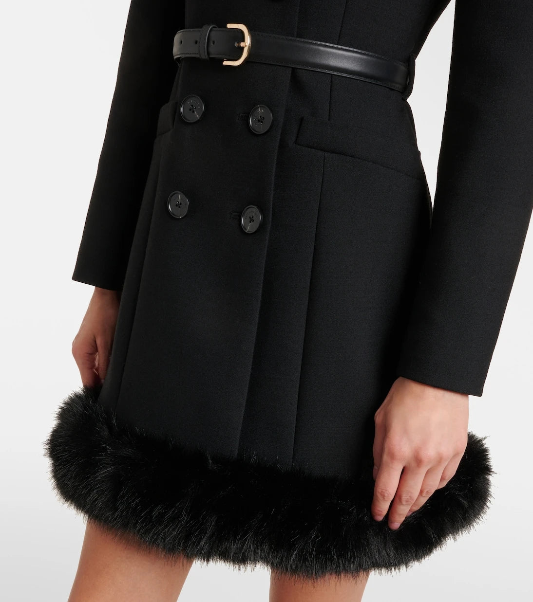 Self-Portrait - Belted blazer dress