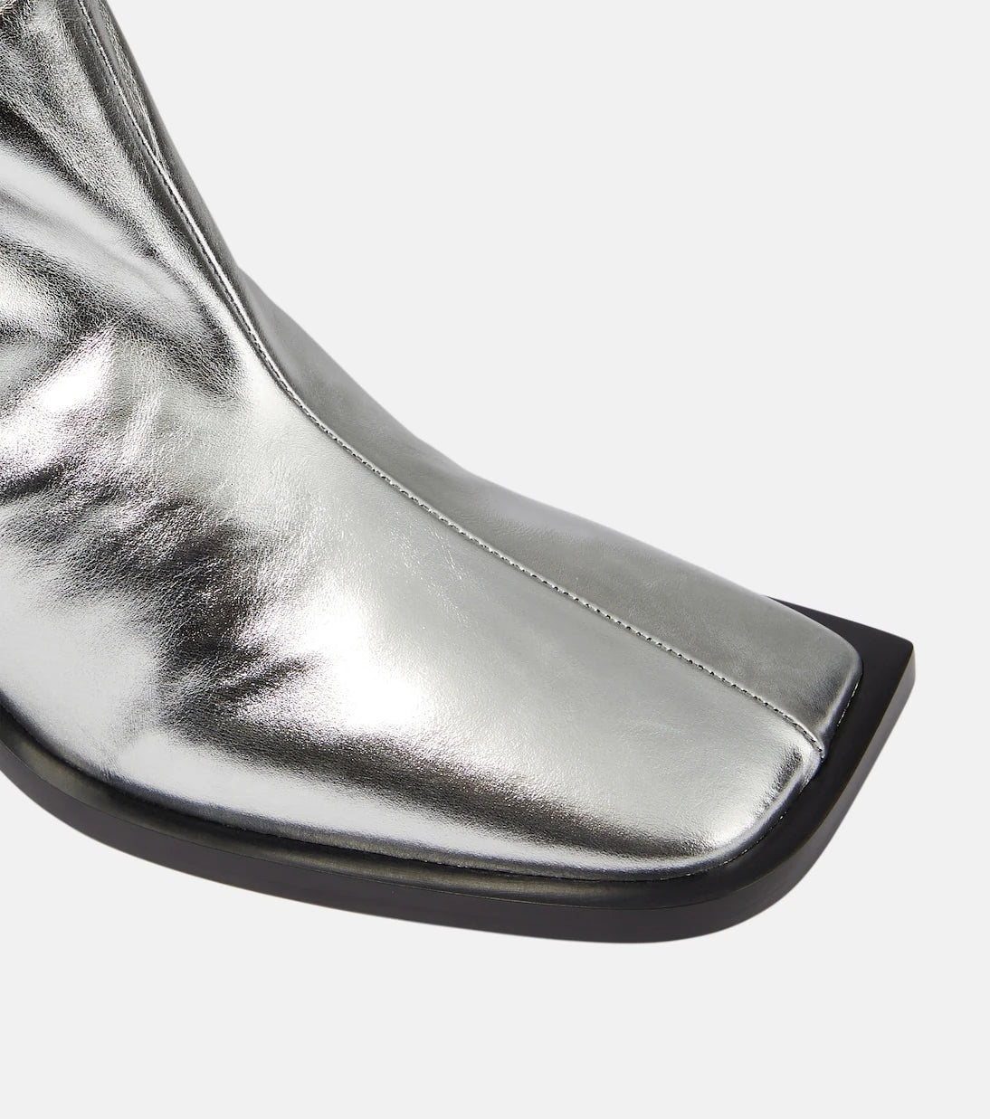 Jil Sander - Metallic leather knee-high boots