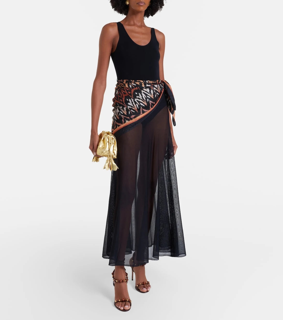 Zimmermann - Aster scarf-detail maxi dress