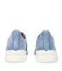 Zegna Suede Triple Stitch Sneakers