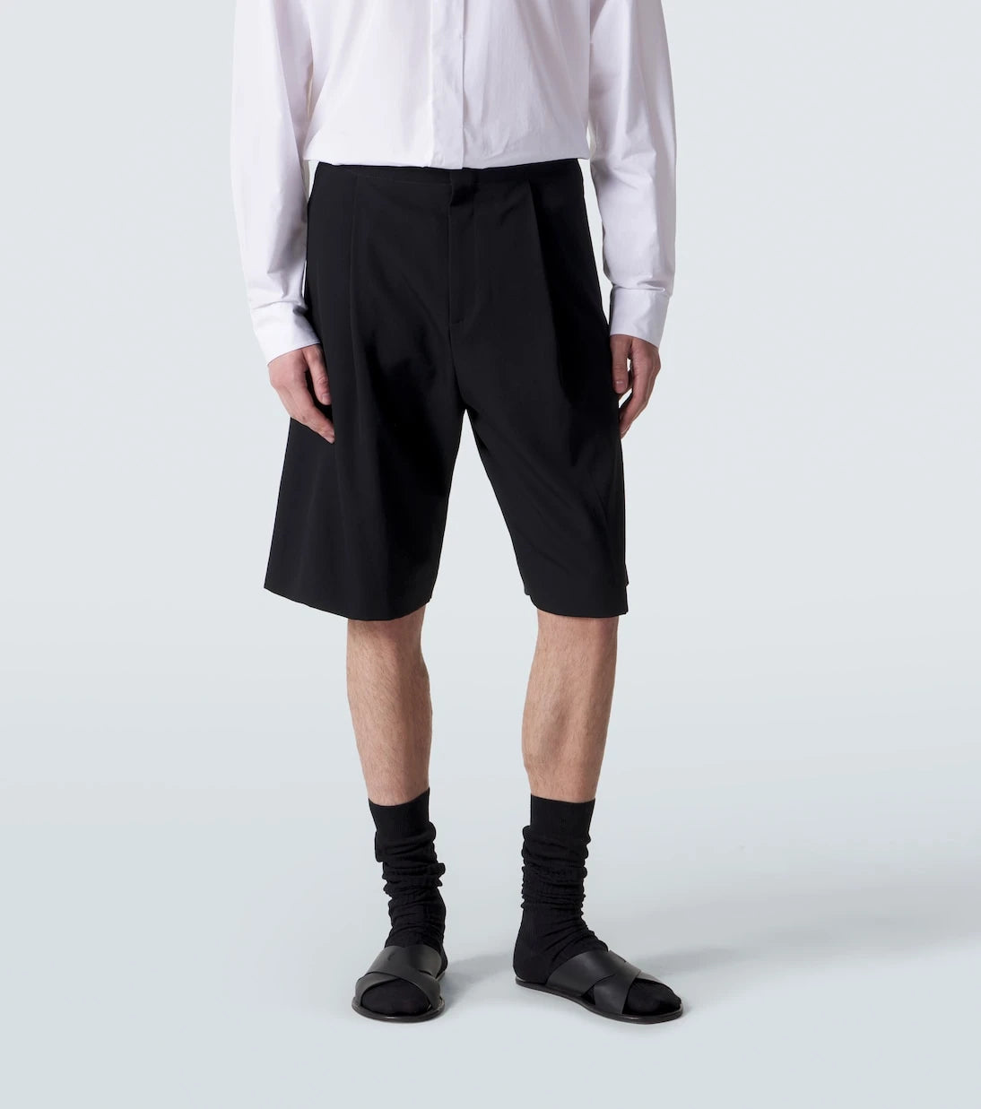The Row - Sayed wool shorts