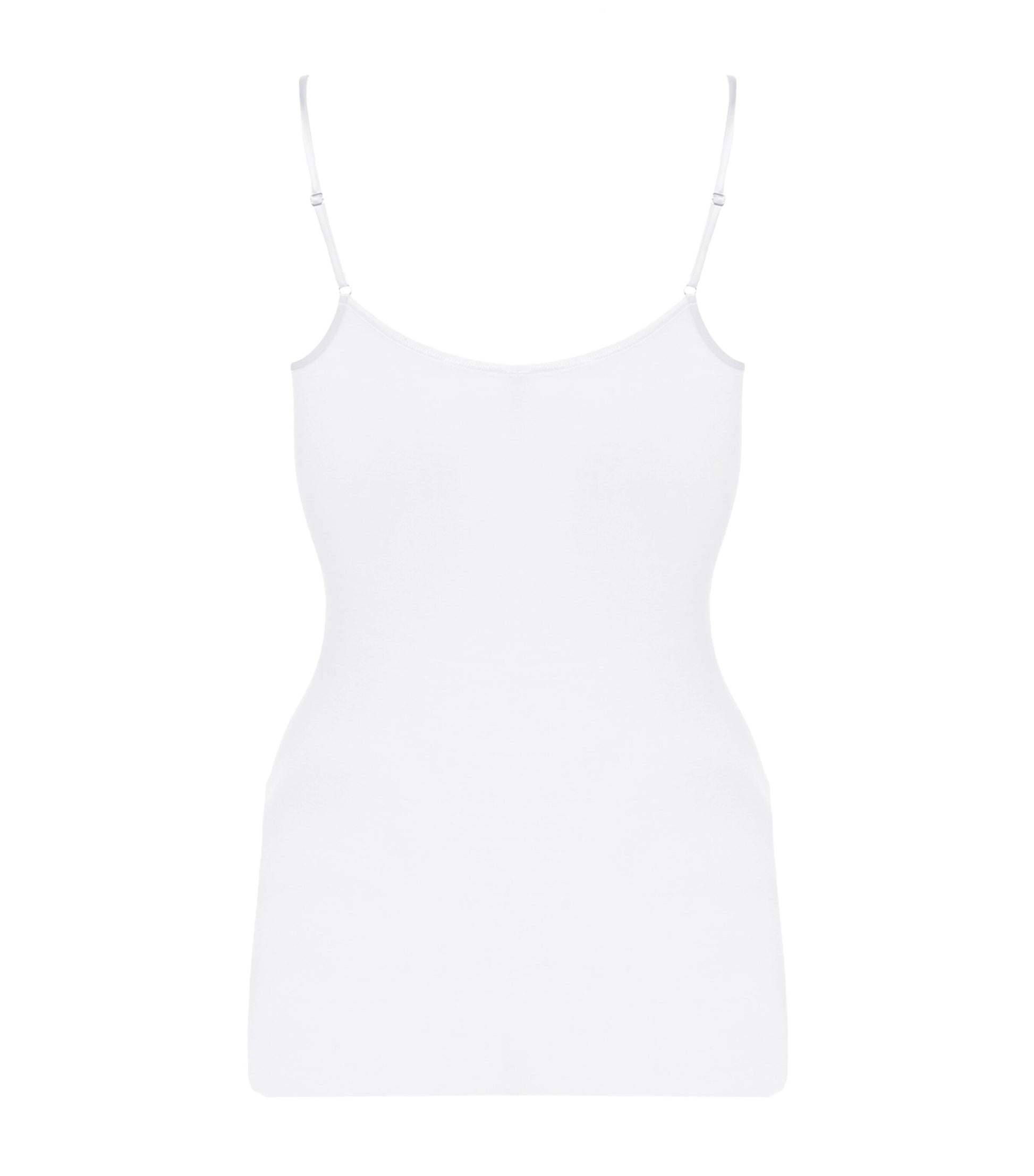 White Cotton Seamless Camisole