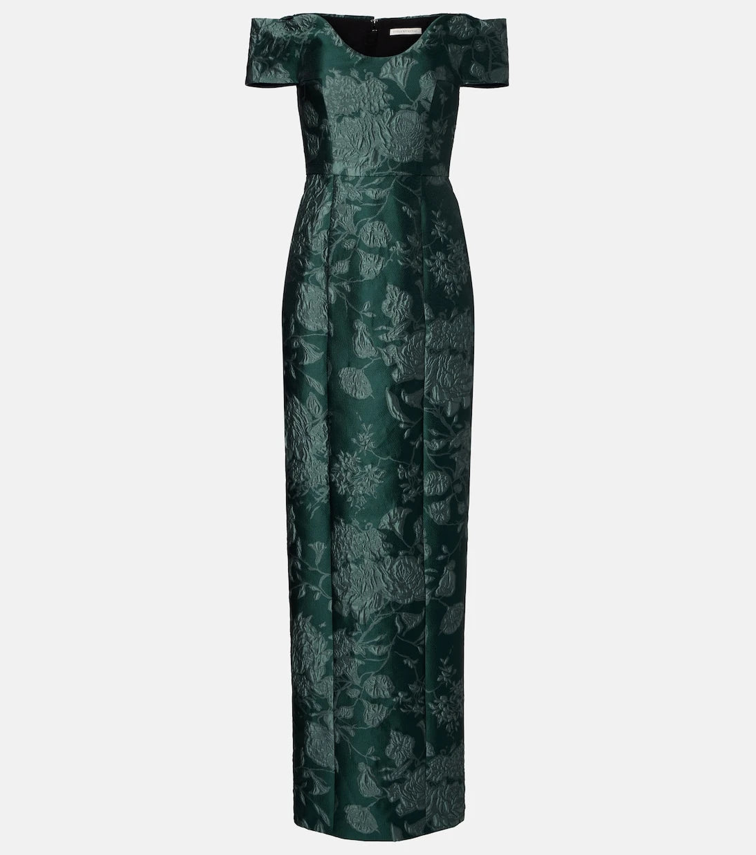 Emilia Wickstead - Aislinn floral cloqué bustier gown