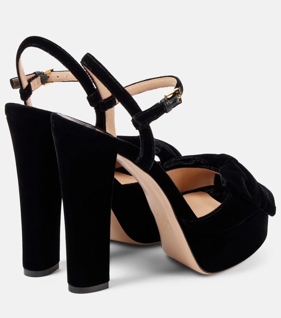 Tom Ford - Brigitte 130 velvet platform sandals