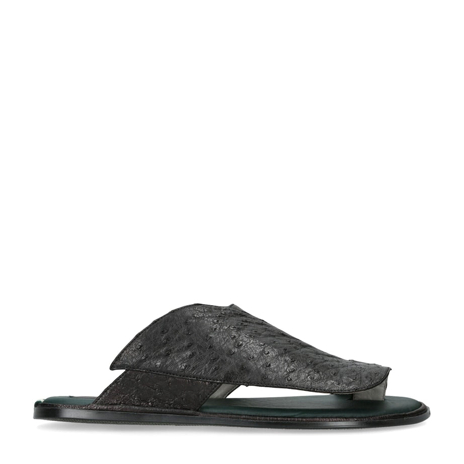 Brotini Lizard Leather Wave Sandals
