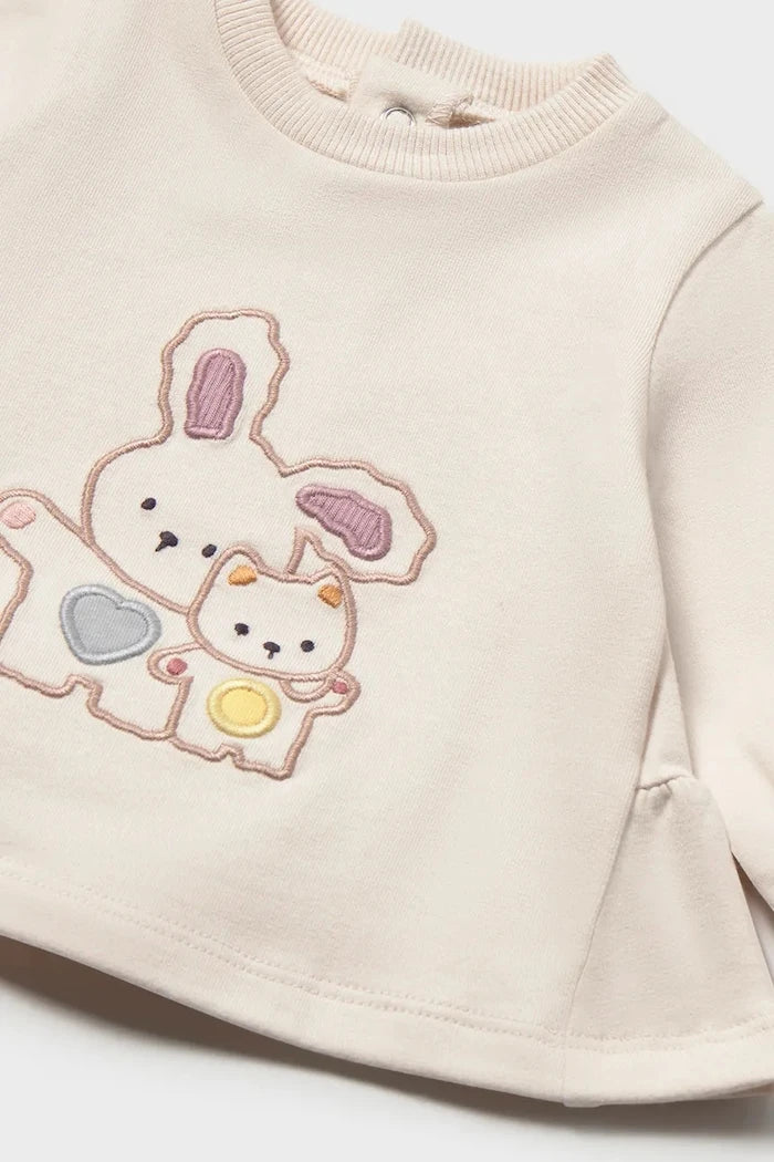 Mayoral Newborn Uzun Kollu Pamuklu Bebek Bluzu 2'li