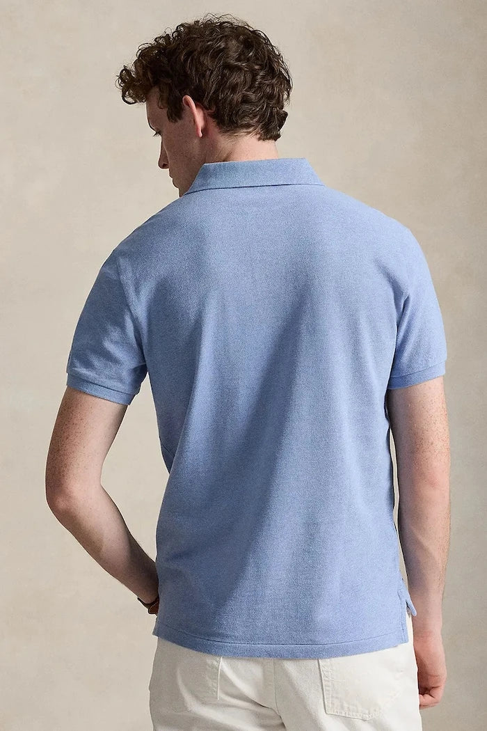 Памучна тениска с яка Polo Ralph Lauren