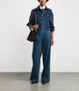 Sandro Paris Blue Denim Waistcoat