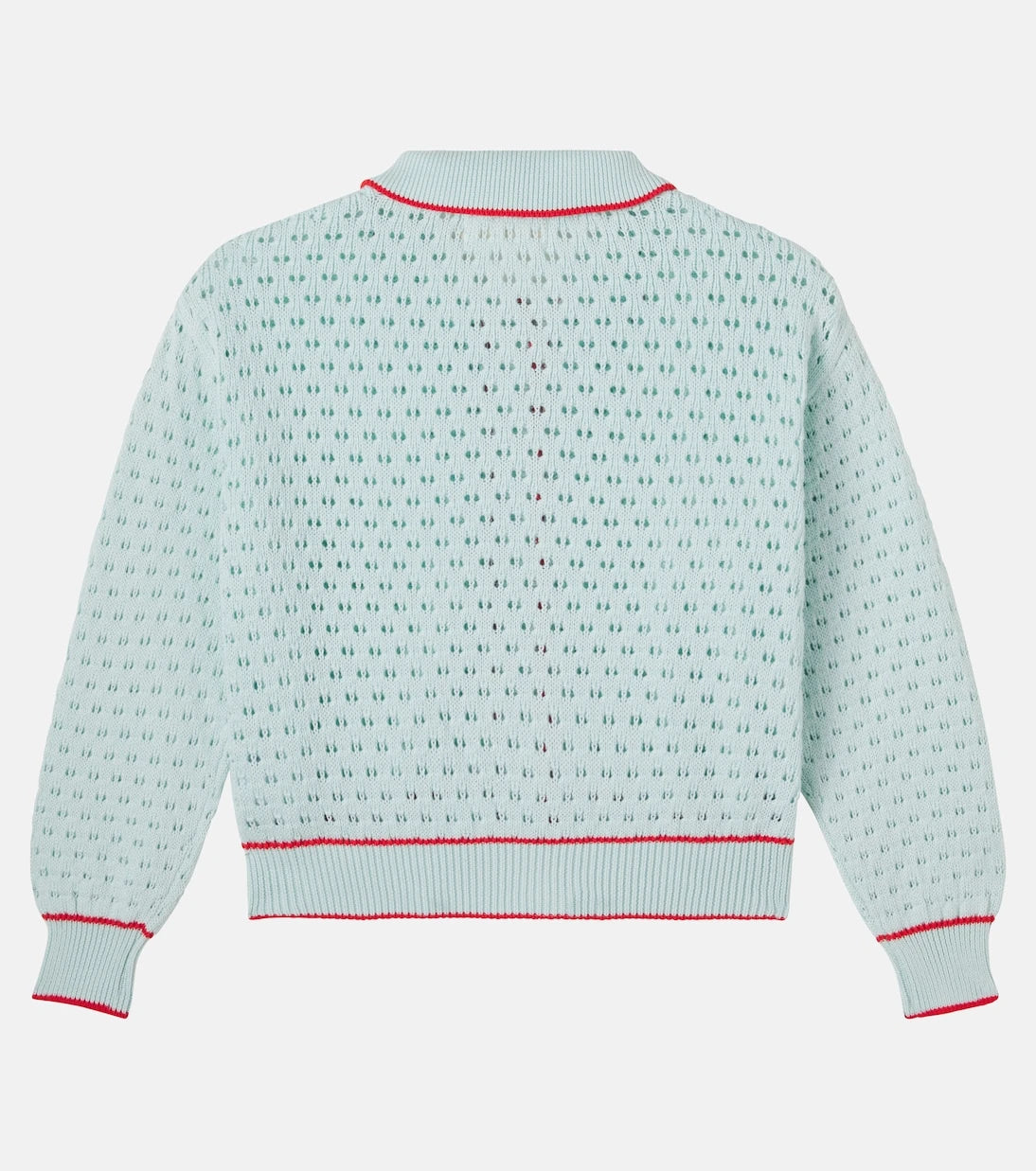 Bobo Choses – Pointelle Baumwoll-Strickjacke