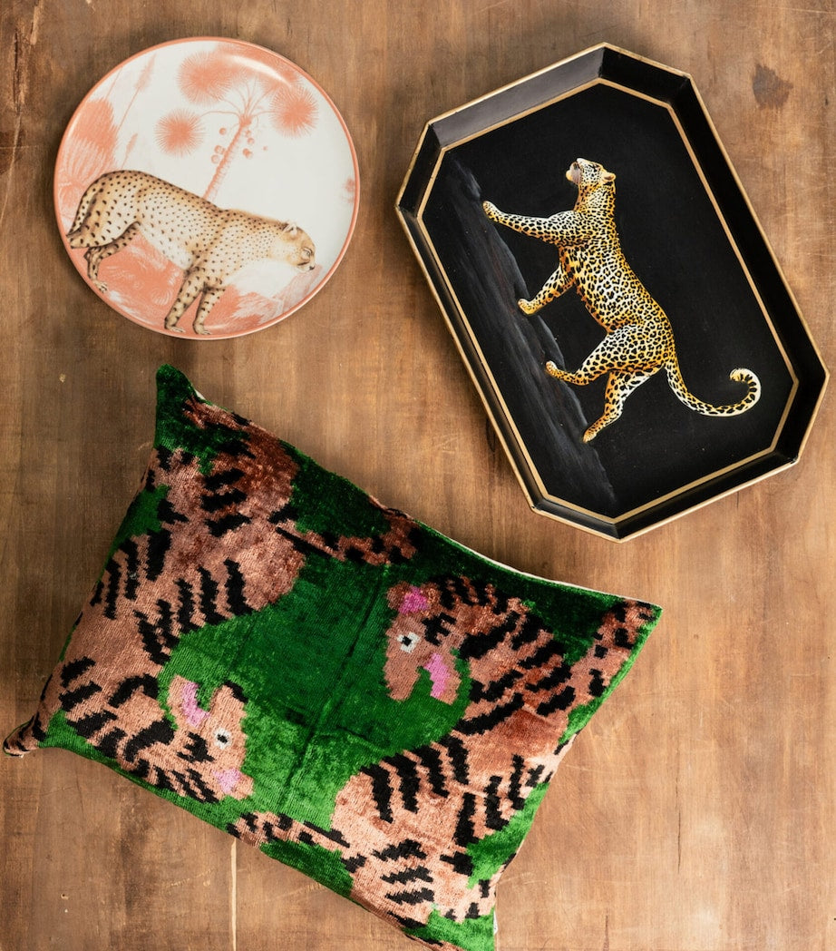 Iron Leopard Tray (43cm x 30cm)