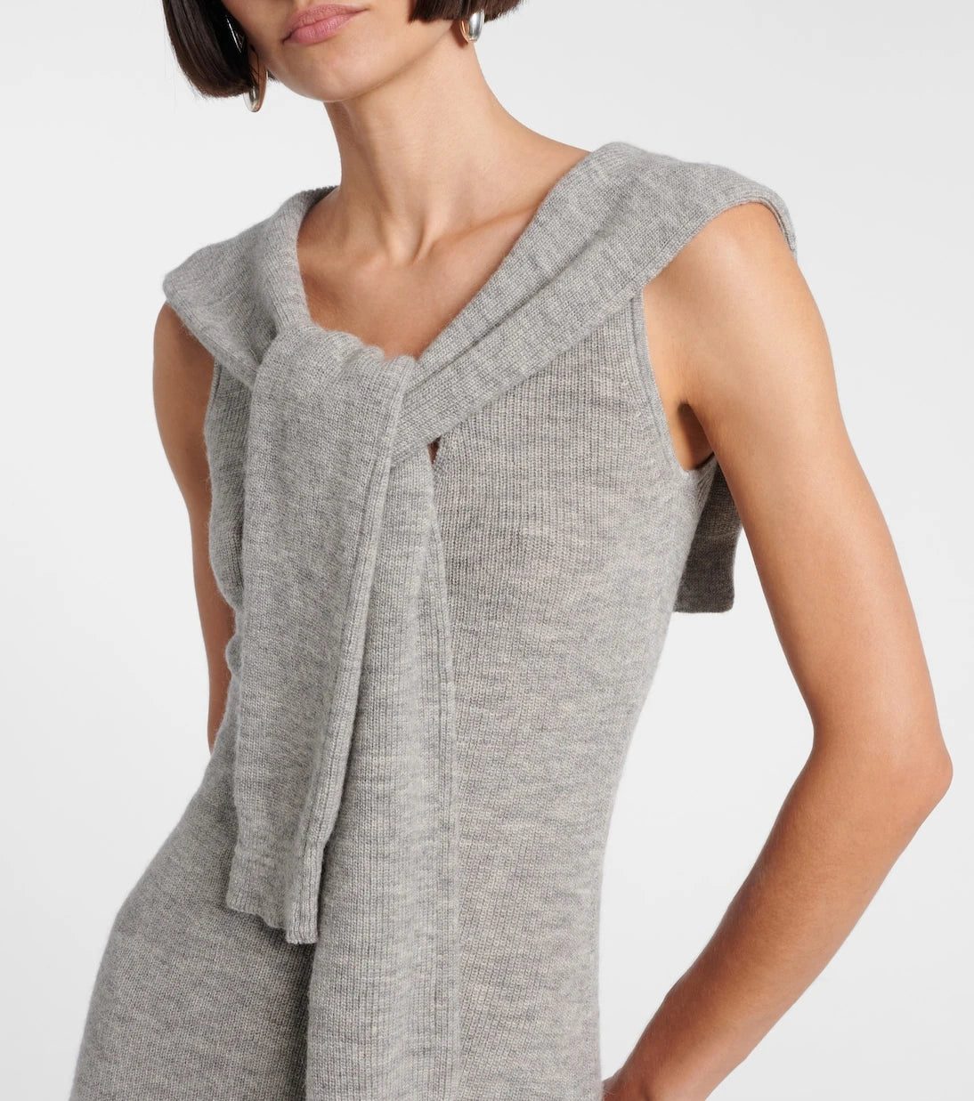 Aya Muse - Vao wool-blend minidress
