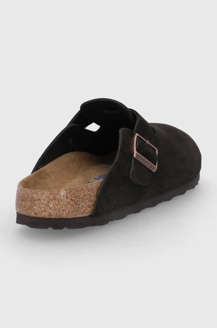 Велурени чехли Birkenstock Boston