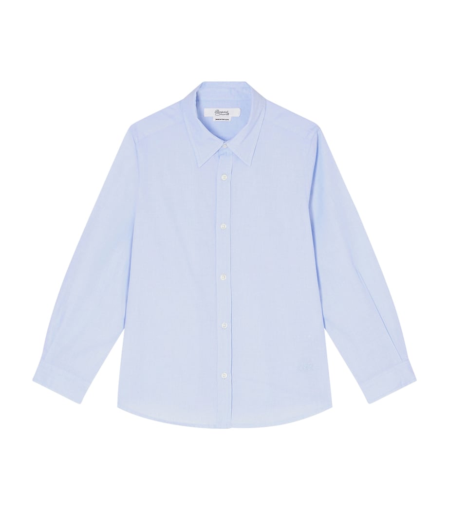 Bonpoint Cotton Long-Sleeve Shirt (10-12 Years)