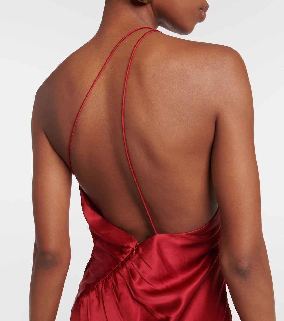 The Sei - One-shoulder silk charmeuse gown