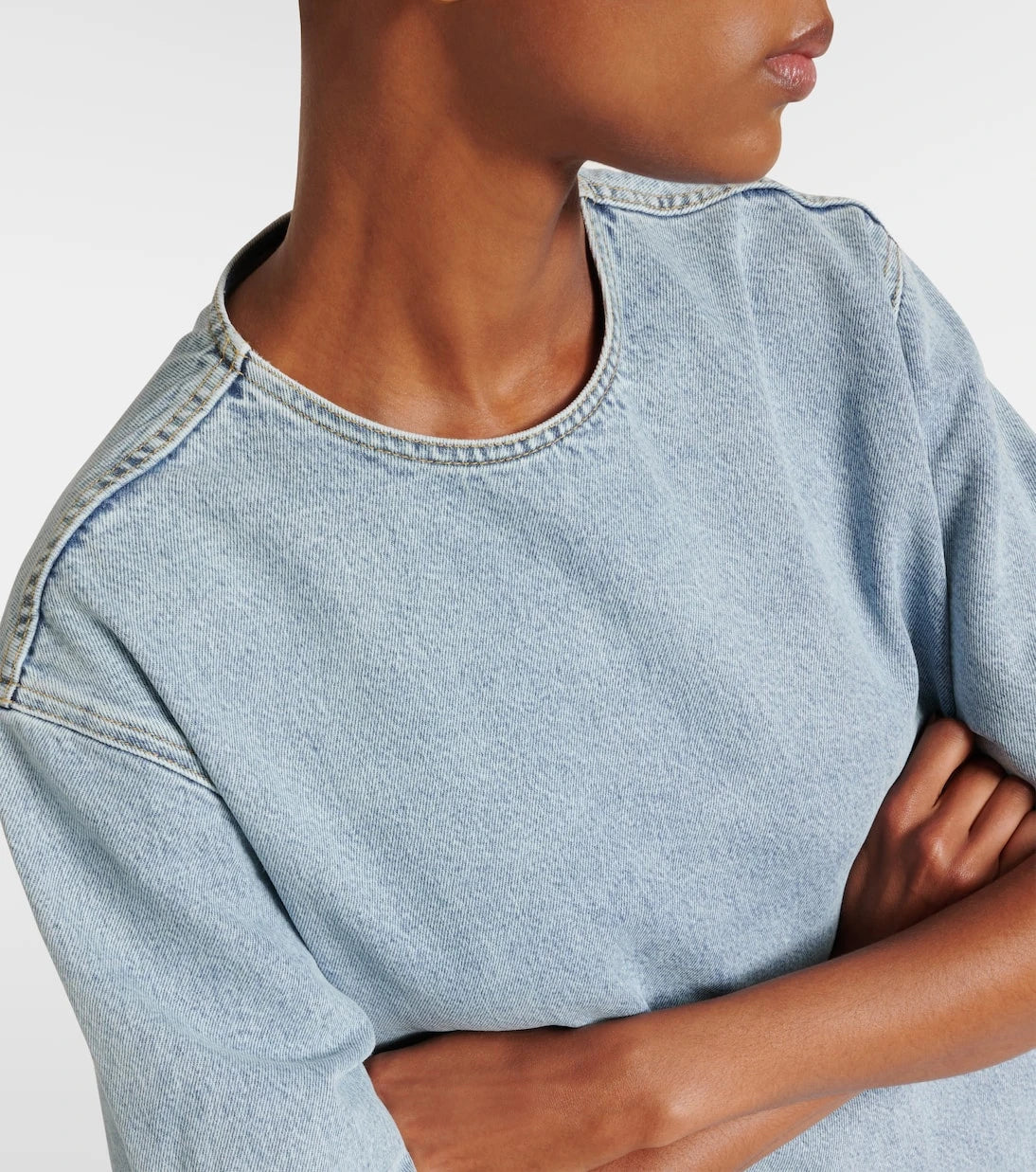 Toteme - Denim midi dress