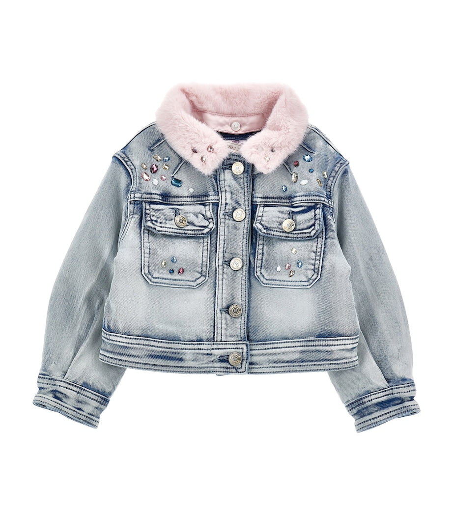 Denim Embellished Jacket (2-12 Years)
