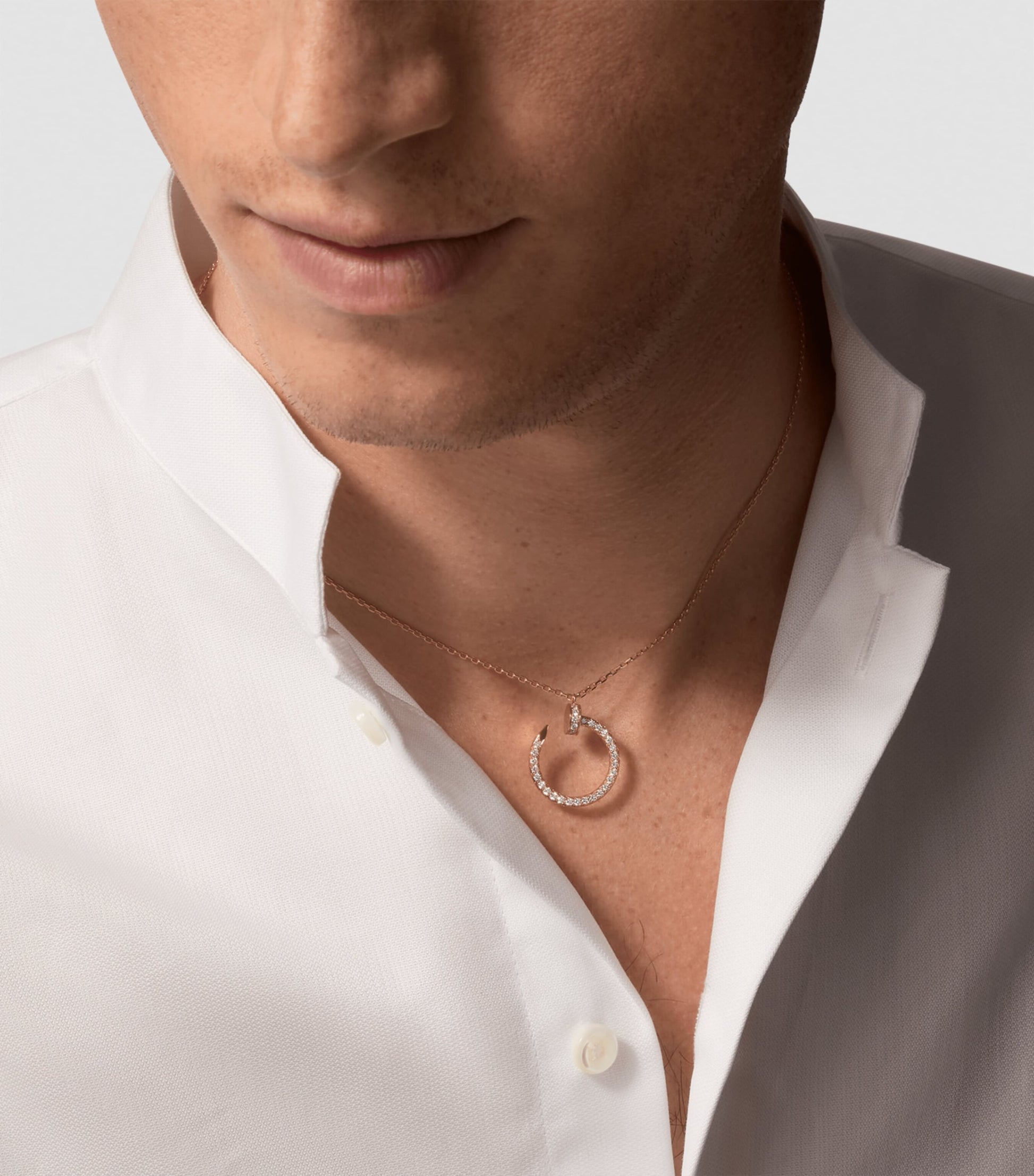 Rose Gold and Diamond Juste un Clou Necklace
