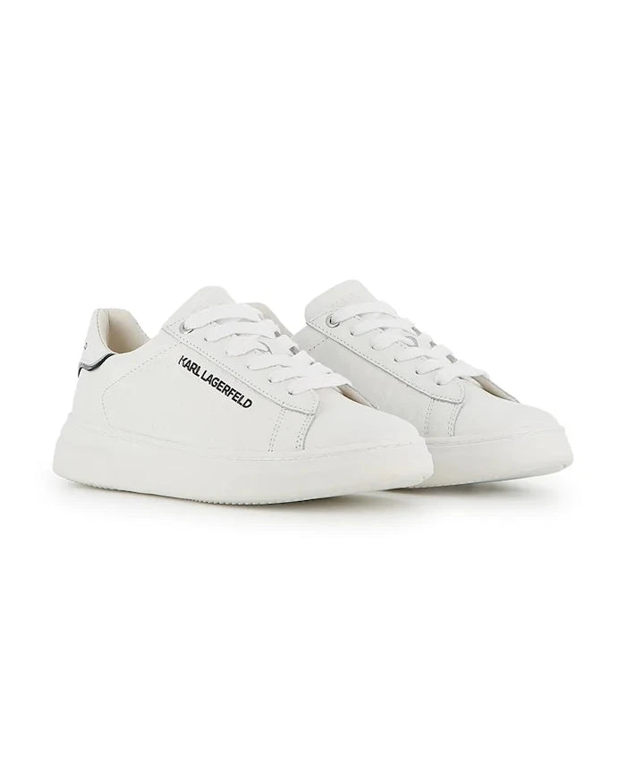 Karl Lagerfeld çocuklar için deri sneakerlar