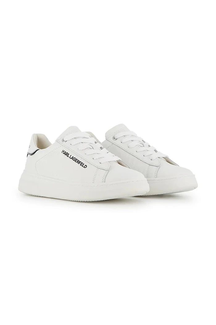 Karl Lagerfeld çocuklar için deri sneakerlar