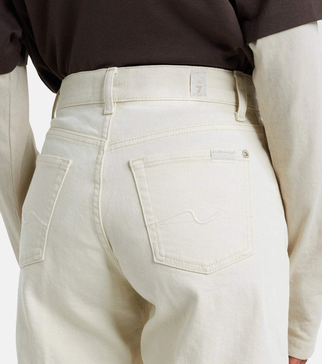 7 For All Mankind - Lotta Tailorless wide-leg jeans
