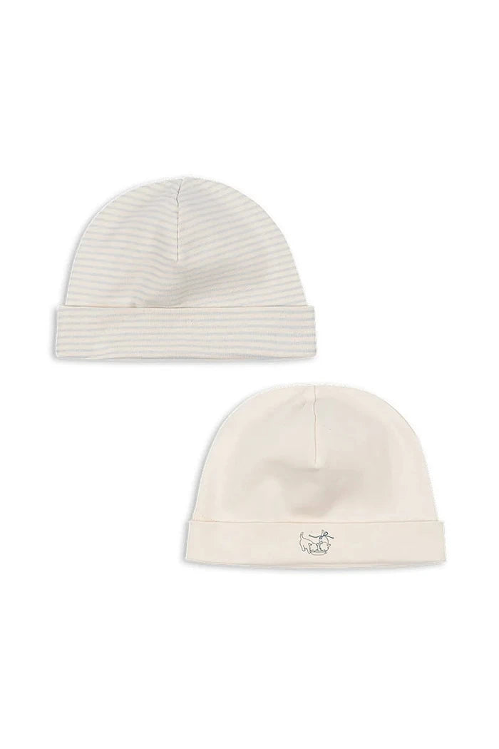 Bebek Pamuklu Şapka Fanga Fontana FIO STRIPE 2 PACK BEANIE OCS (2 Adet)