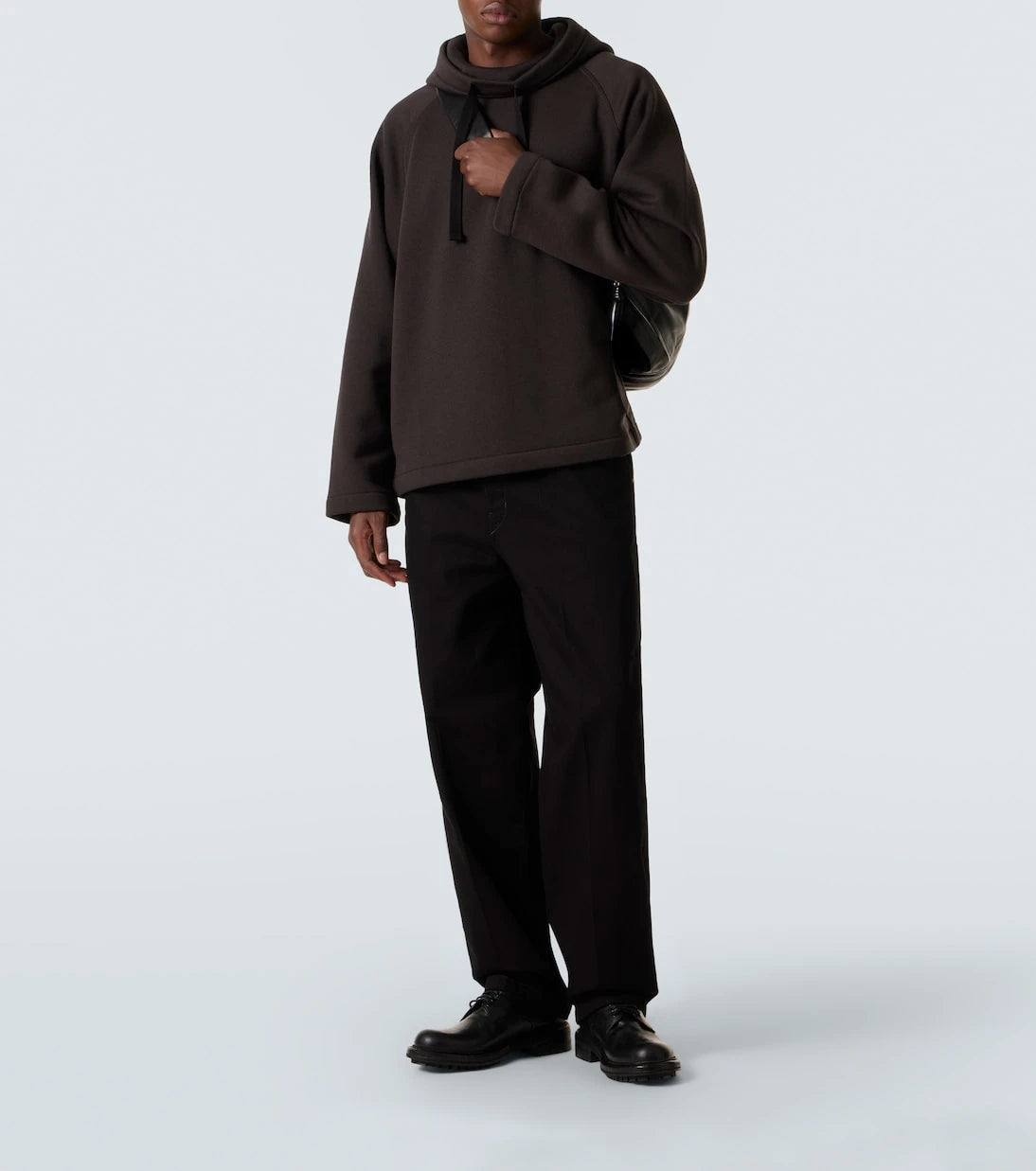 Lemaire - Wool and cotton hoodie
