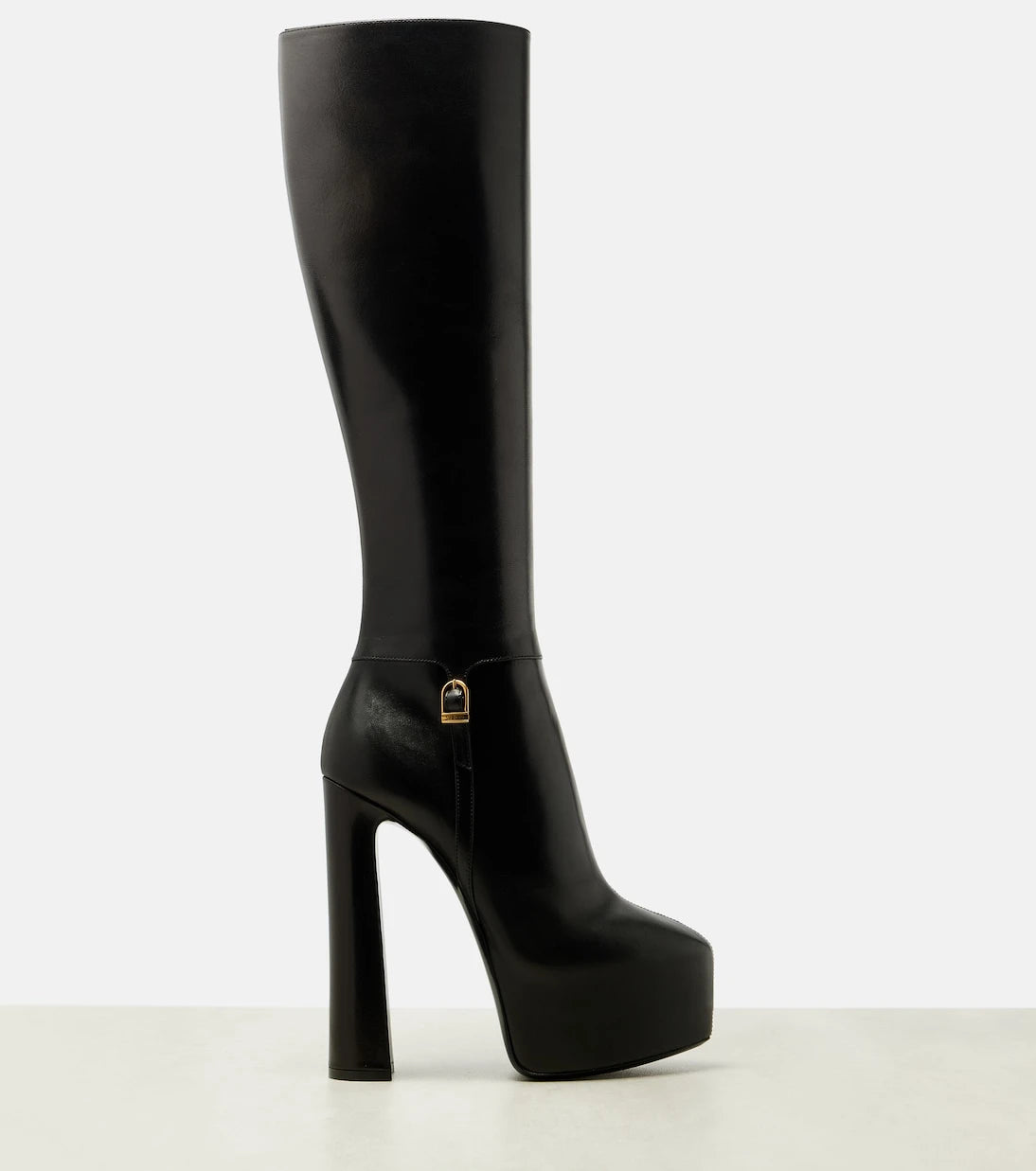 Saint Laurent - Nico leather platform knee-high boots