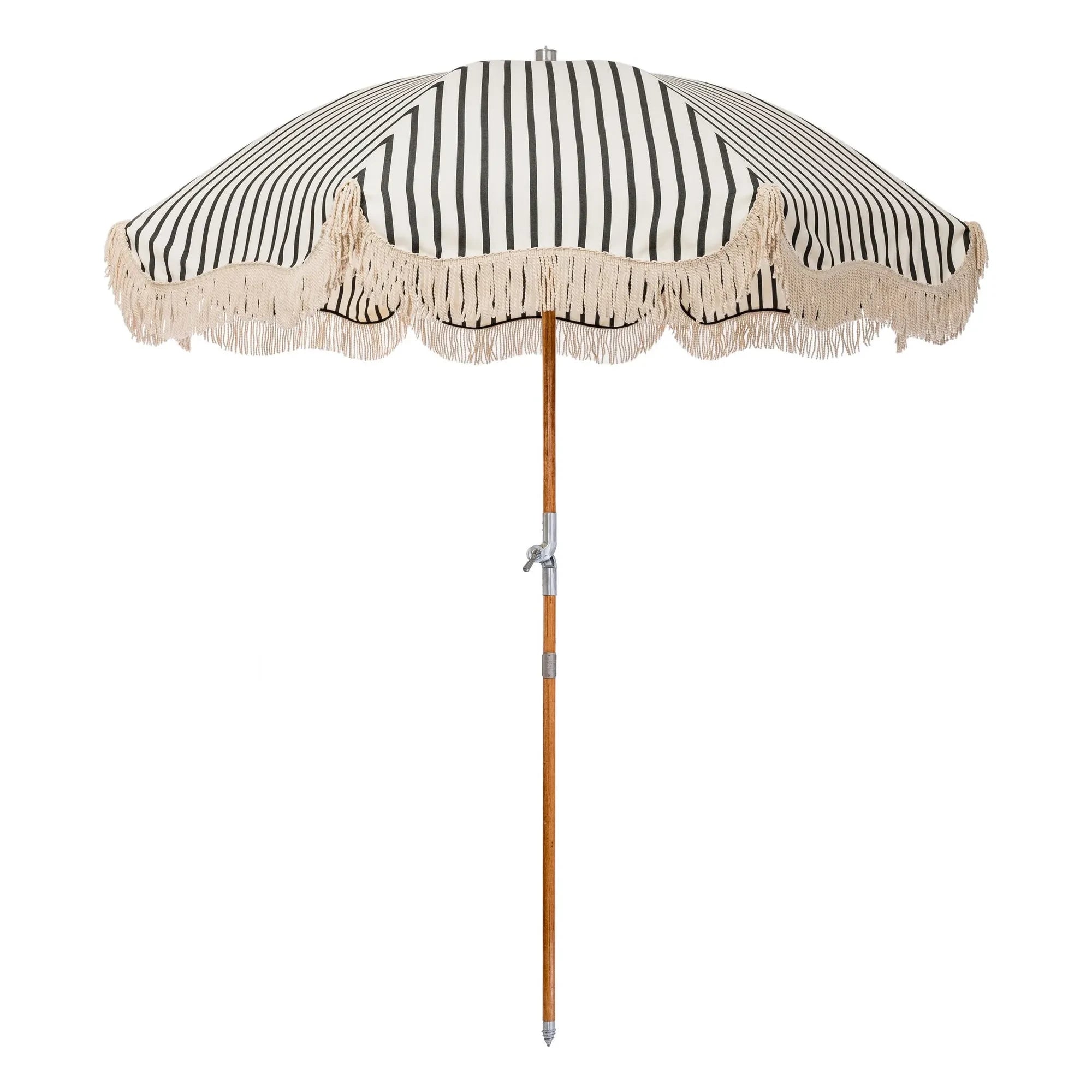 Business & Pleasure Co. - Premium fringed parasol | Black