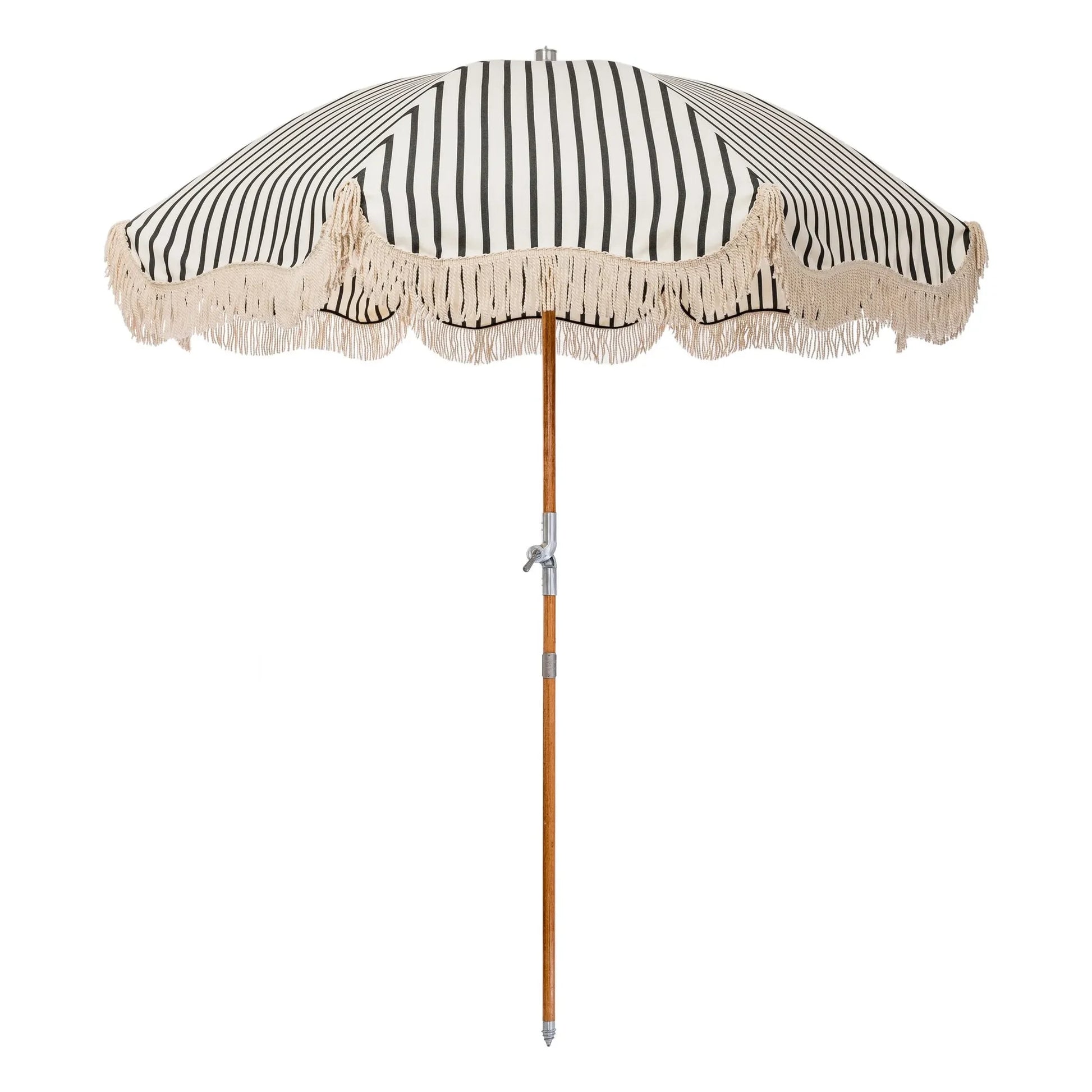 Business & Pleasure Co. - Premium fringed parasol | Black