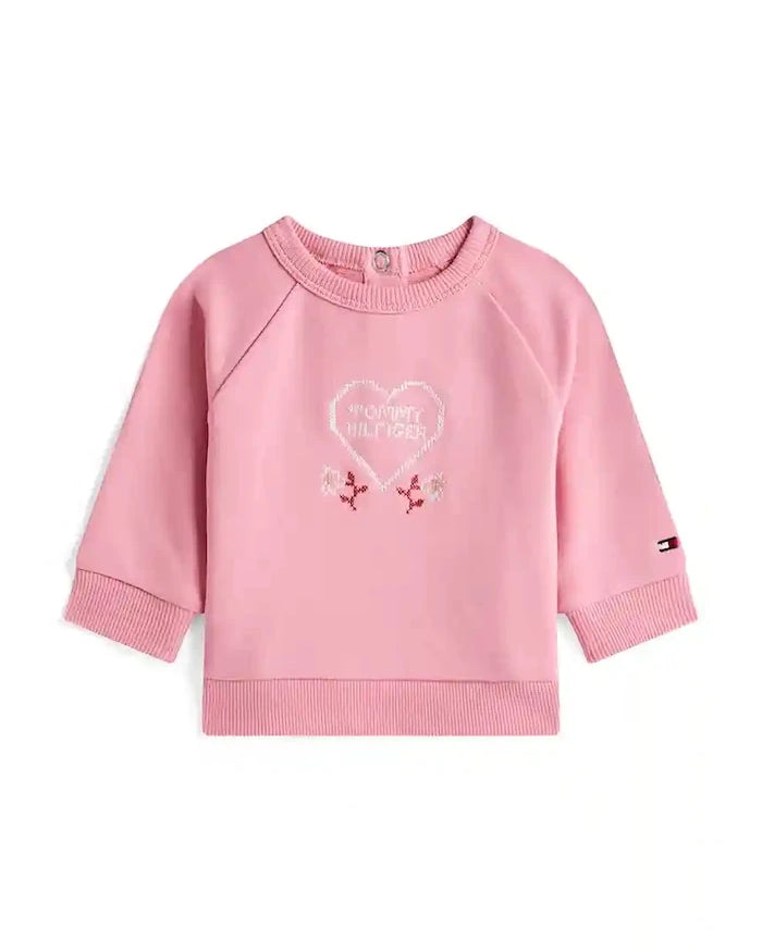 Tommy Hilfiger İpekli Bebek Sweatshirt