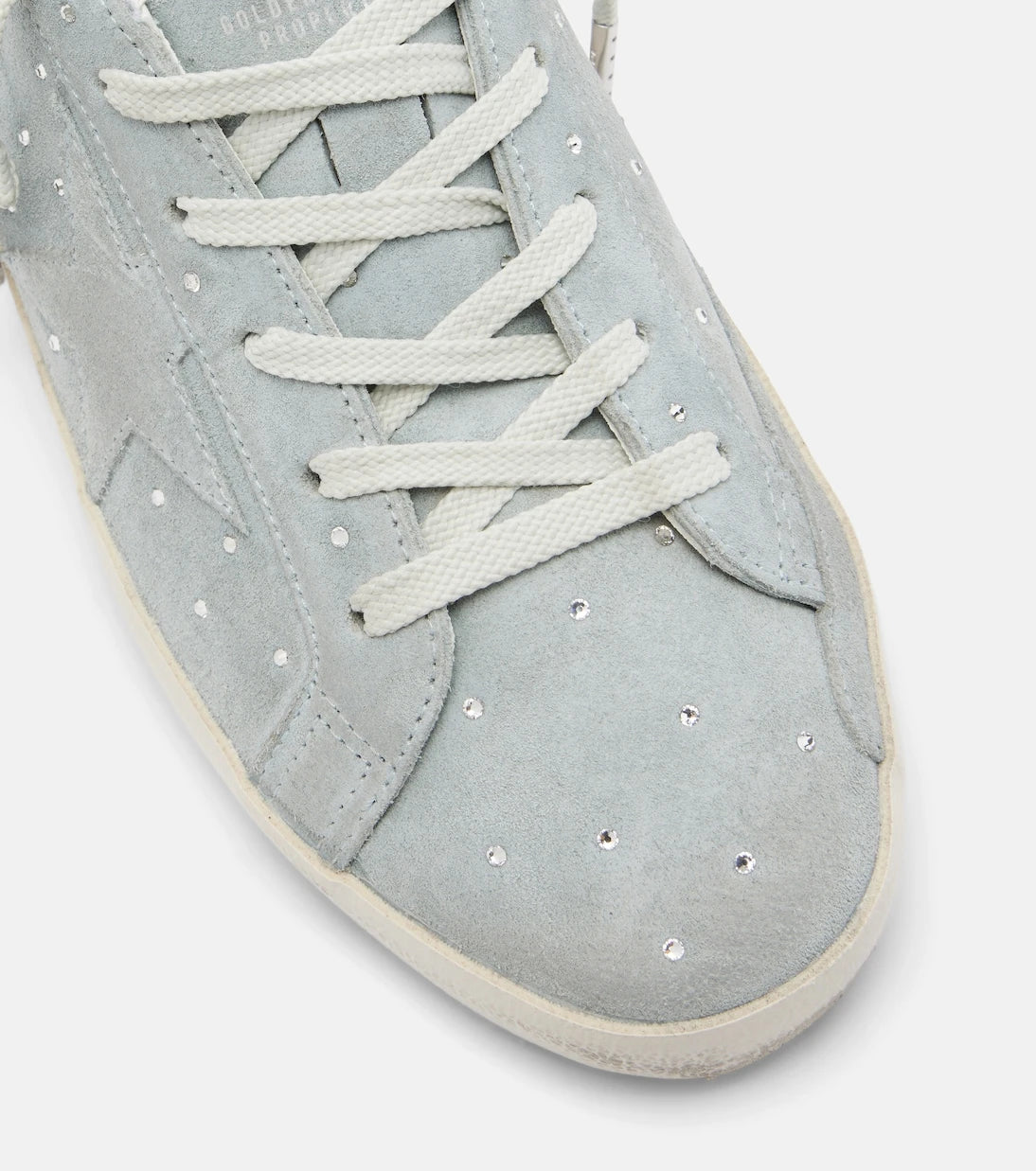 Golden Goose - Super-Star embellished suede sneakers