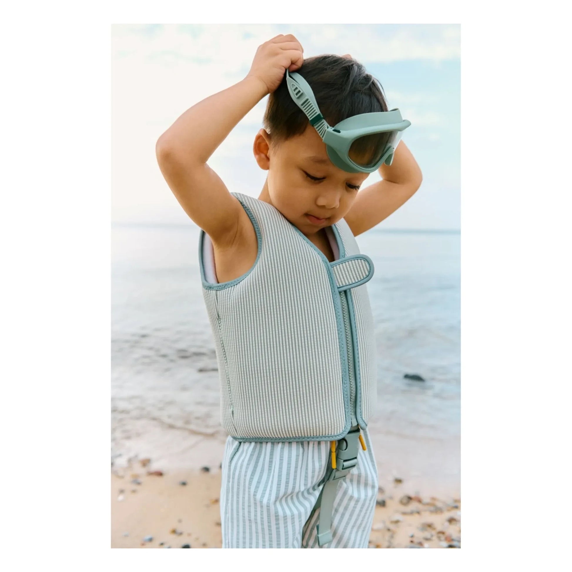 Liewood - Kerem swimming mask | Peppermint/Garden green