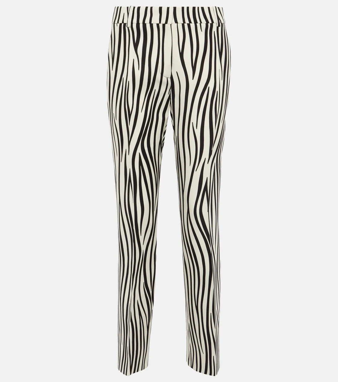 Valentino - Zebra-print wool-blend pants